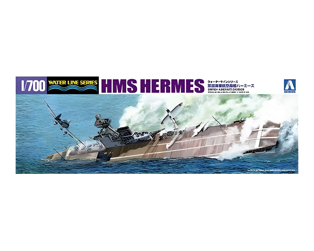 Aoshima 1/700 LIMITED British Aircraft Carrier HMS HERMES BATTLE OF CEYLON SEA