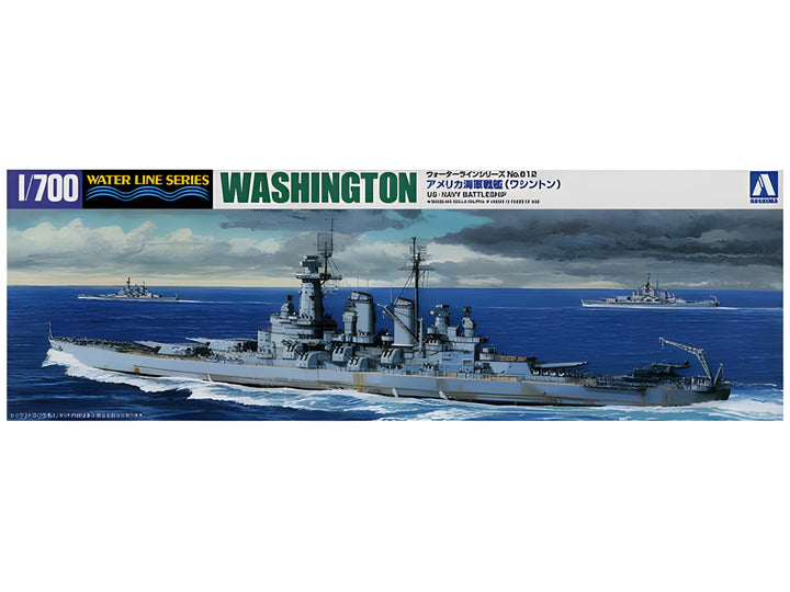 Aoshima 1/700 US Navy Battleship WASHINGTON