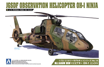 Aoshima 1/72 JGSDF Observation Helicopter OH-1 NINJA