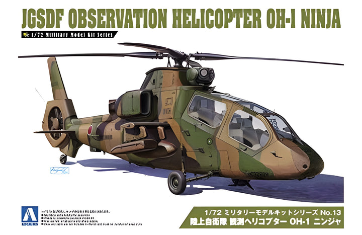 Aoshima 1/72 JGSDF Observation Helicopter OH-1 NINJA