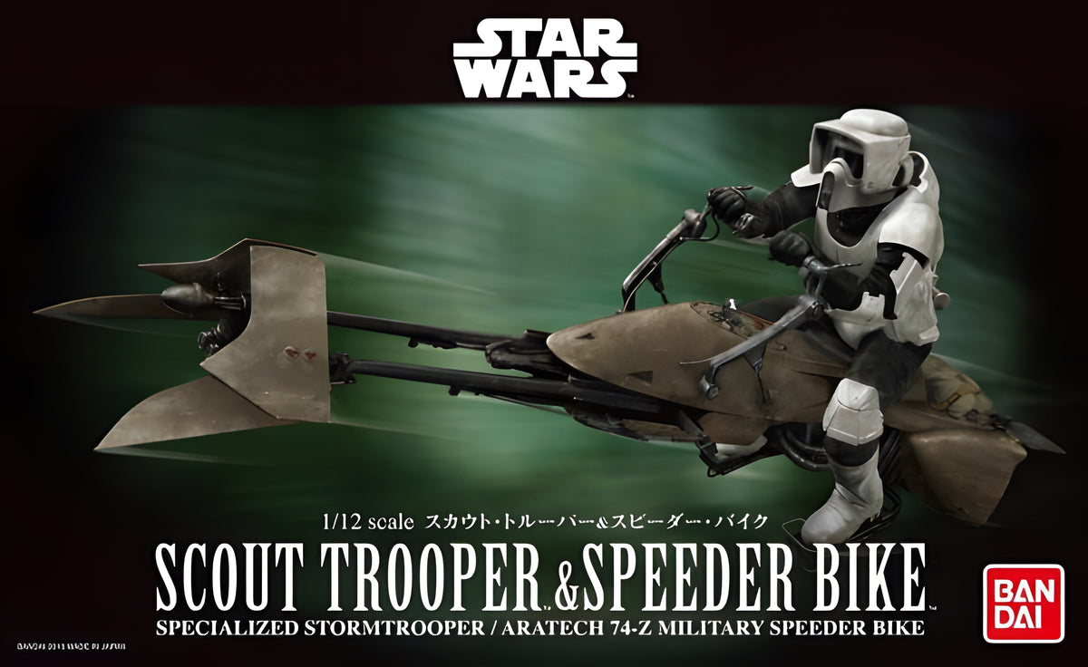 Bandai Scout Trooper & Speeder Bike 'Star Wars'