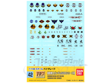 Bandai Spirits Gundam Decal GD42 Gundam Seed