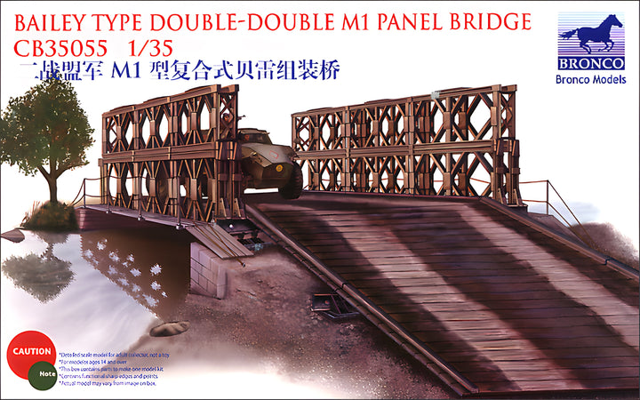 Bronco Models 1/35 Bailey Type Double-Double M1 Panel Bridge