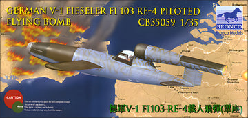 Bronco Models 1/35 German V-1 Fieseler Fi103 RE-4 Piloted Flying Bomb