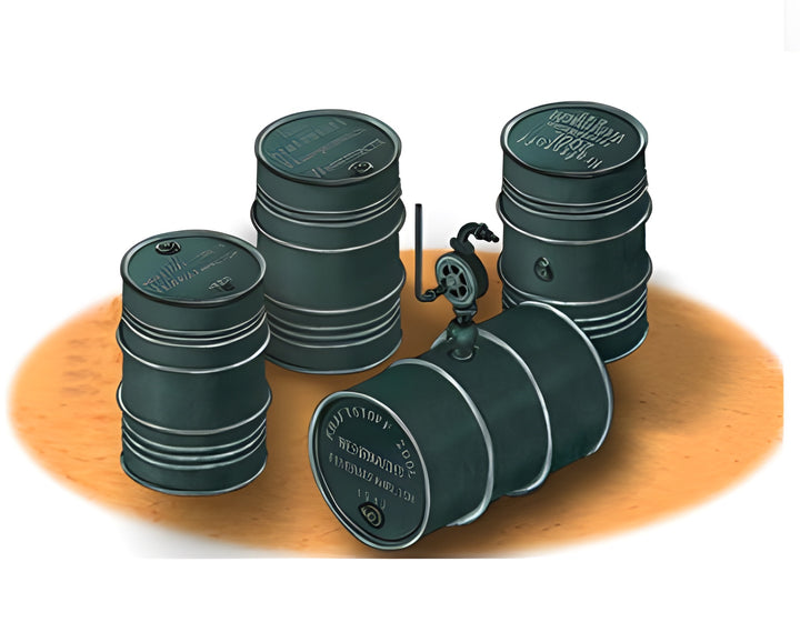Bronco Models 1/35 GERMAN WWII 200L Oil Drums