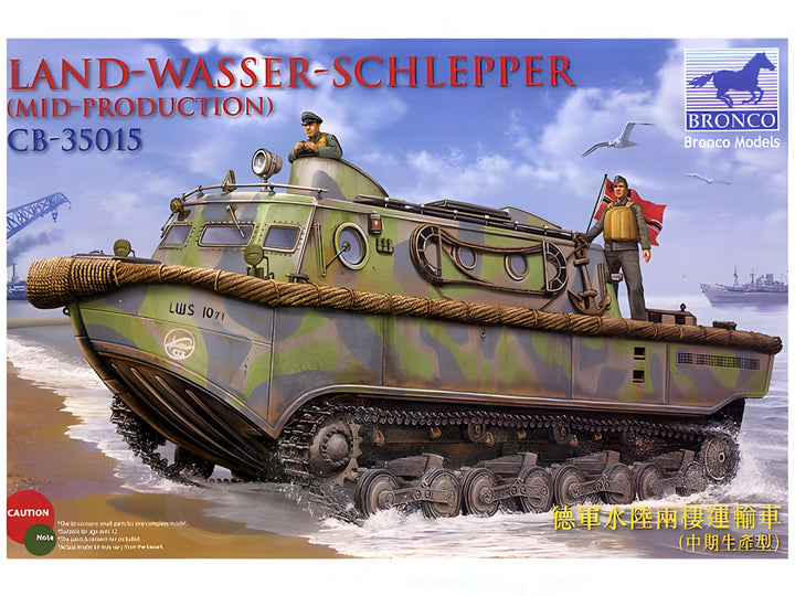 Bronco Models 1/35 Land-Wasser-Schlepper (Middle Production) Utility Vehicle