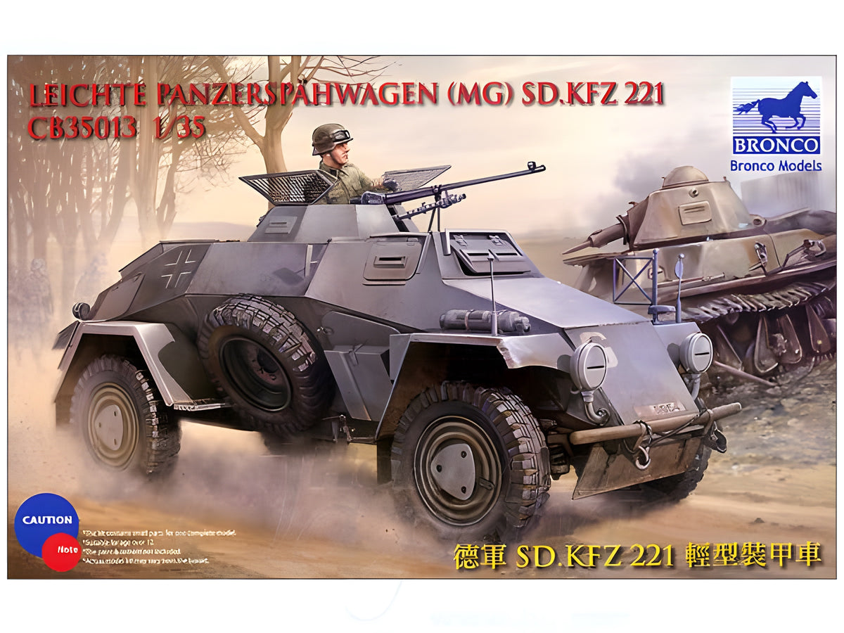 Bronco Models 1/35 Sdkfz 221 Armored Car