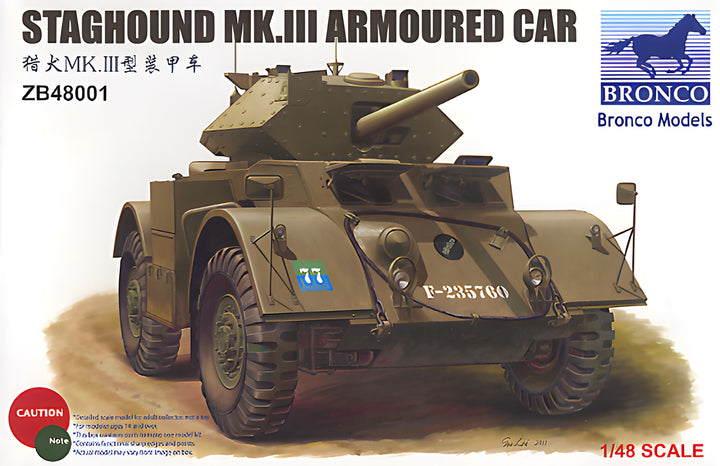 Bronco Models 1/48 Staghound MK.III Armoured Car