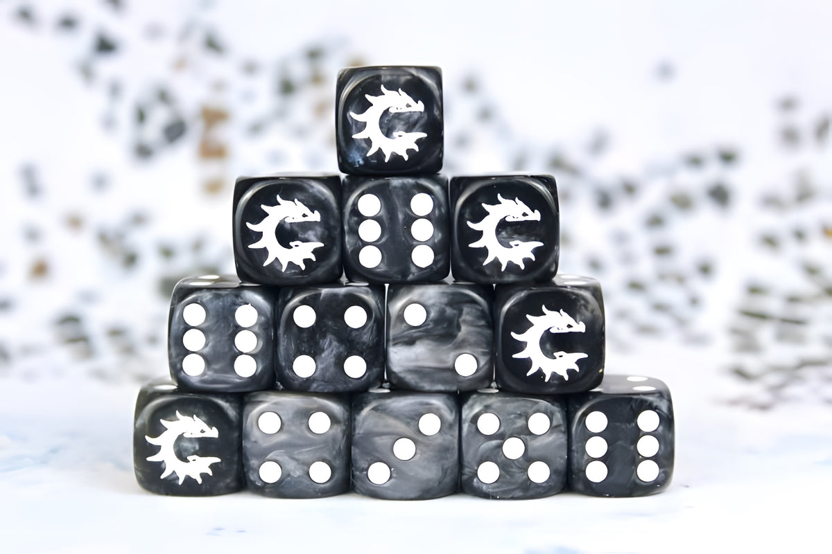 Conquest Logo on Black Dice (PBW8513)