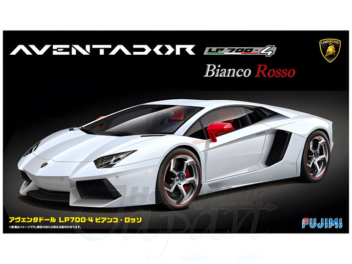 Fujimi 1/24 Lamborghini Aventador Bianco Rosso
