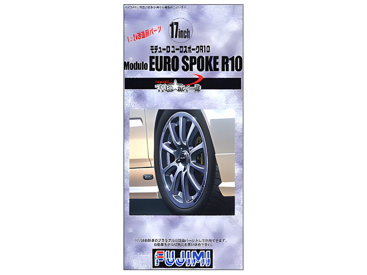Fujimi 1/24 The Wheel Series (No.61) Modulo EURO Spoke R10 Wheel & Tire Set