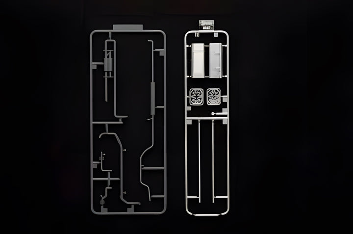 Fujimi 1/32 Highway Aesthetics Series No.8 (SP8) Set 4 Square Fuel Tank & Chimney Muffler Accessory Upgrade Parts