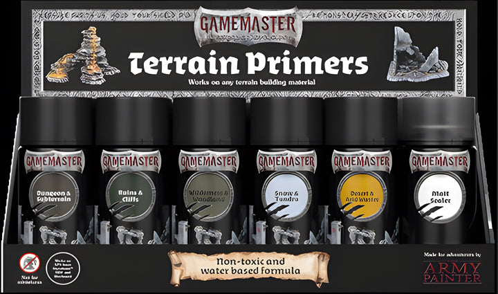 GAMEMASTER Terrain Sprays Display Stand Pack