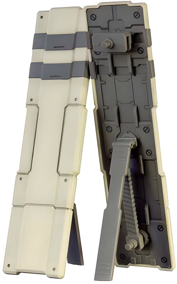 Pla Act Option Series10: Twin Shield Off White(Renewal Re-Run) Model Kit Accessory