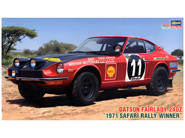 Hasegawa 1/24 DATSUN FAIRLADY 240Z '1971 SAFARI RALLY WINNER' HR8