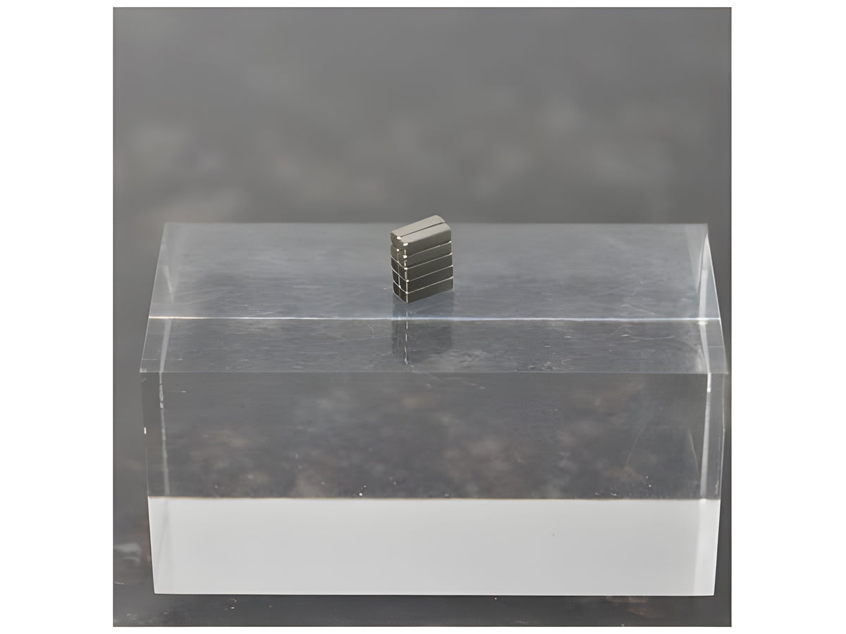 HiQ Parts Neodymium Magnet N52 Square 1mm x 4mm x Height 1mm (10pcs)