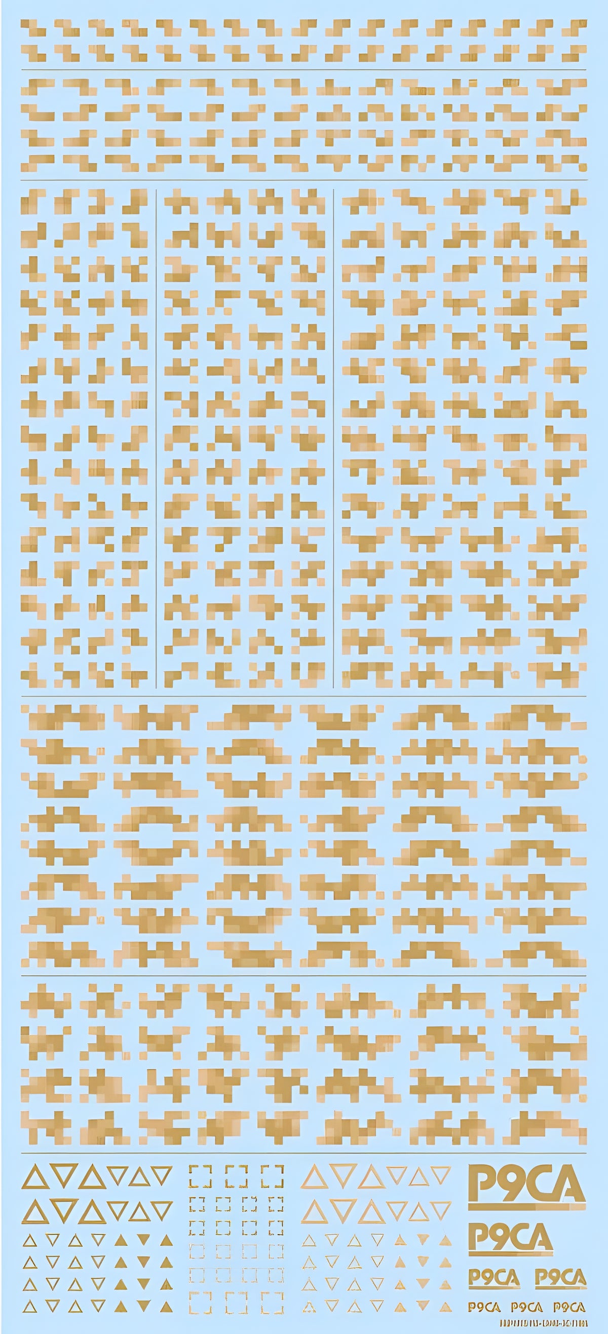HiQ Parts Pixel Camouflage Decal 2 Desert Camouflage (1pc)