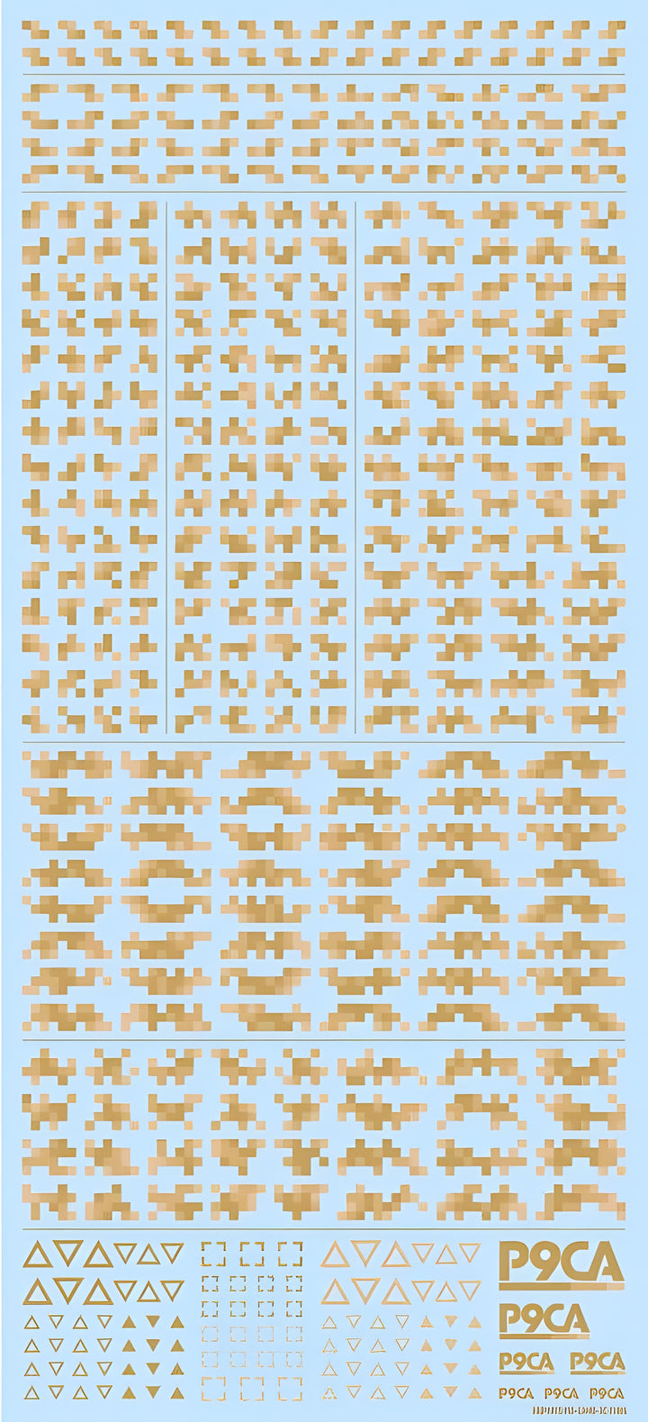 HiQ Parts Pixel Camouflage Decal 2 Desert Camouflage (1pc)