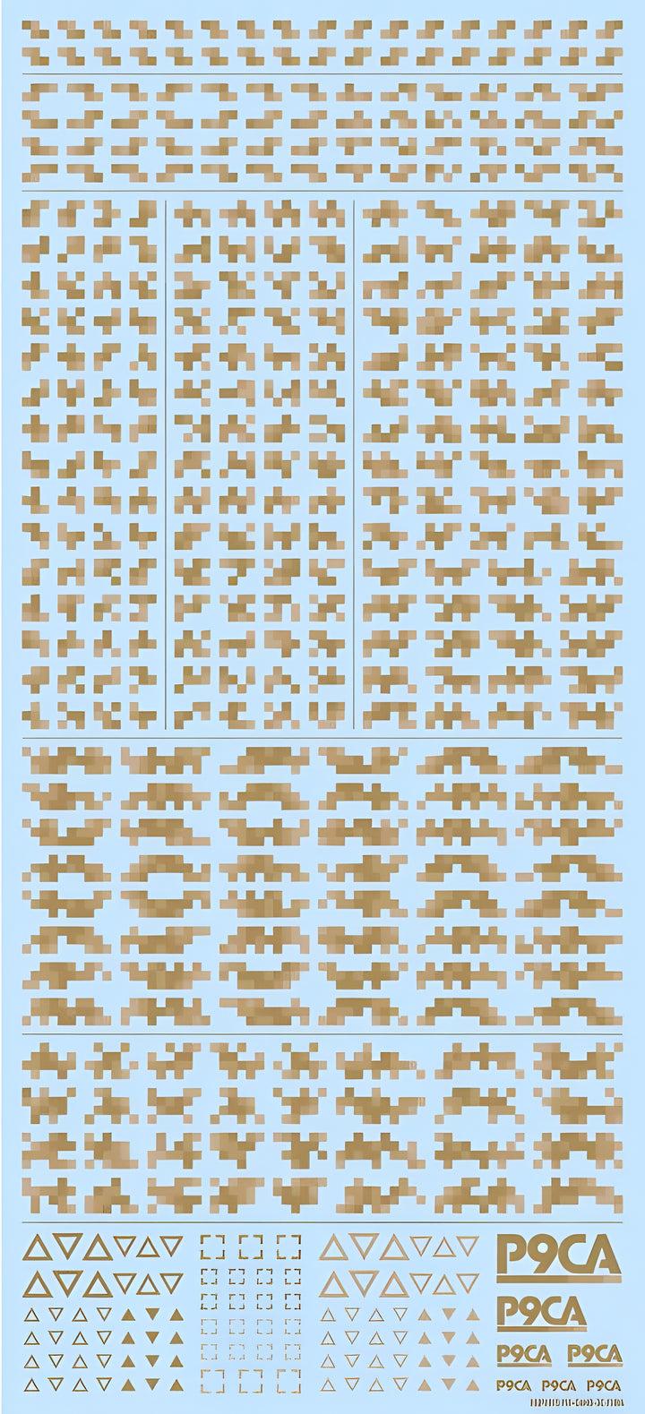 HiQ Parts Pixel Camouflage Decal 2 Ground Camouflage (1pc)