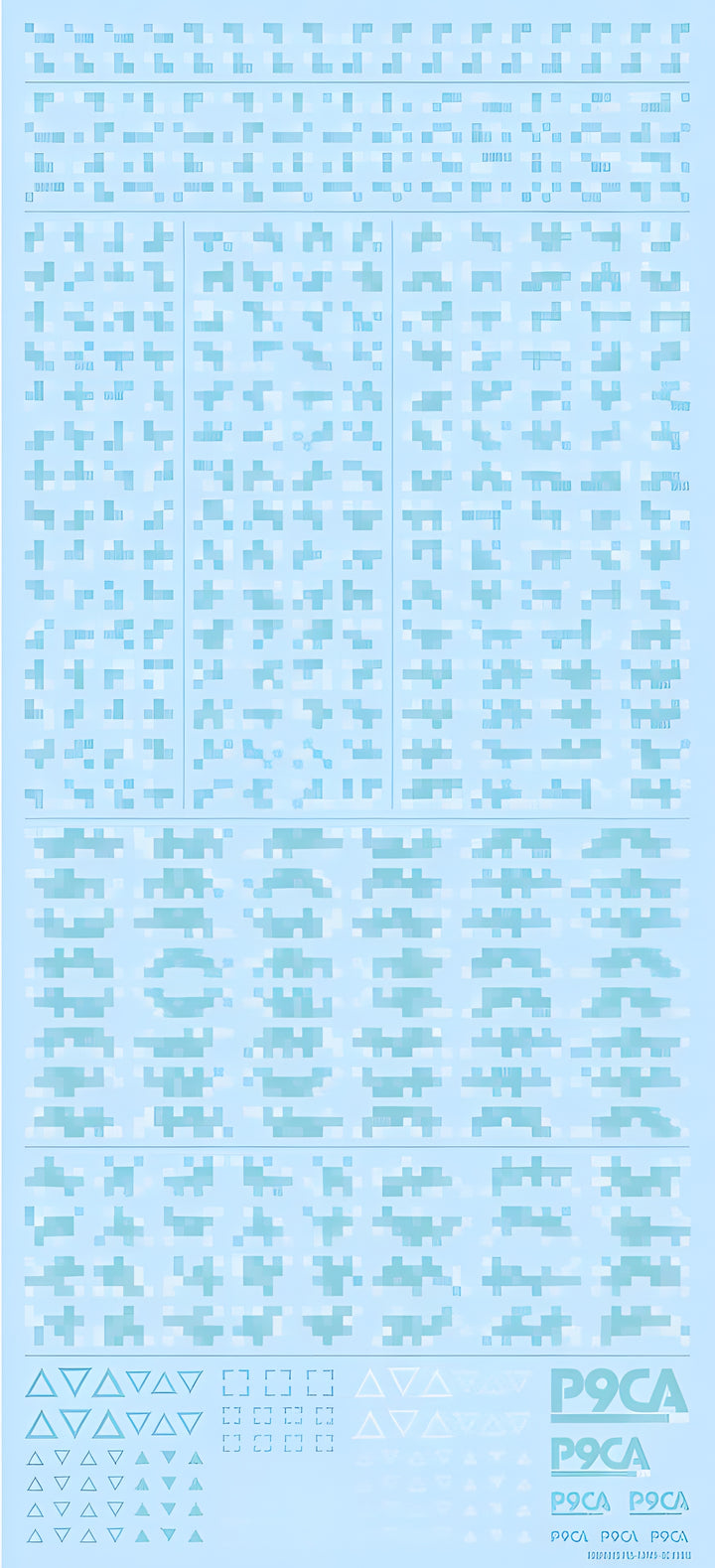 HiQ Parts Pixel Camouflage Decal 2 mint (1pc)