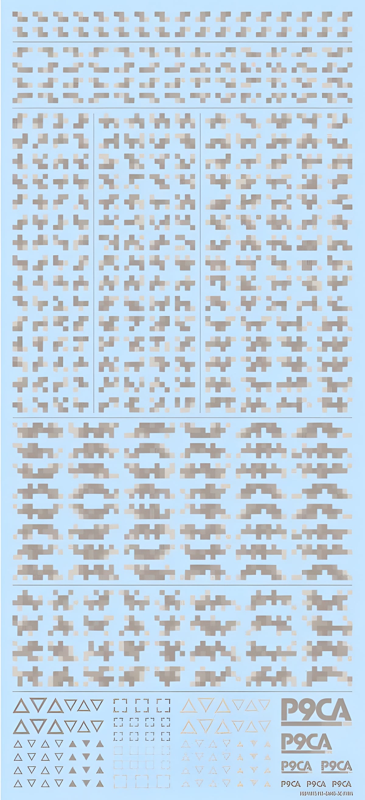 HiQ Parts Pixel Camouflage Decal 2 Warm Gray (1pc)