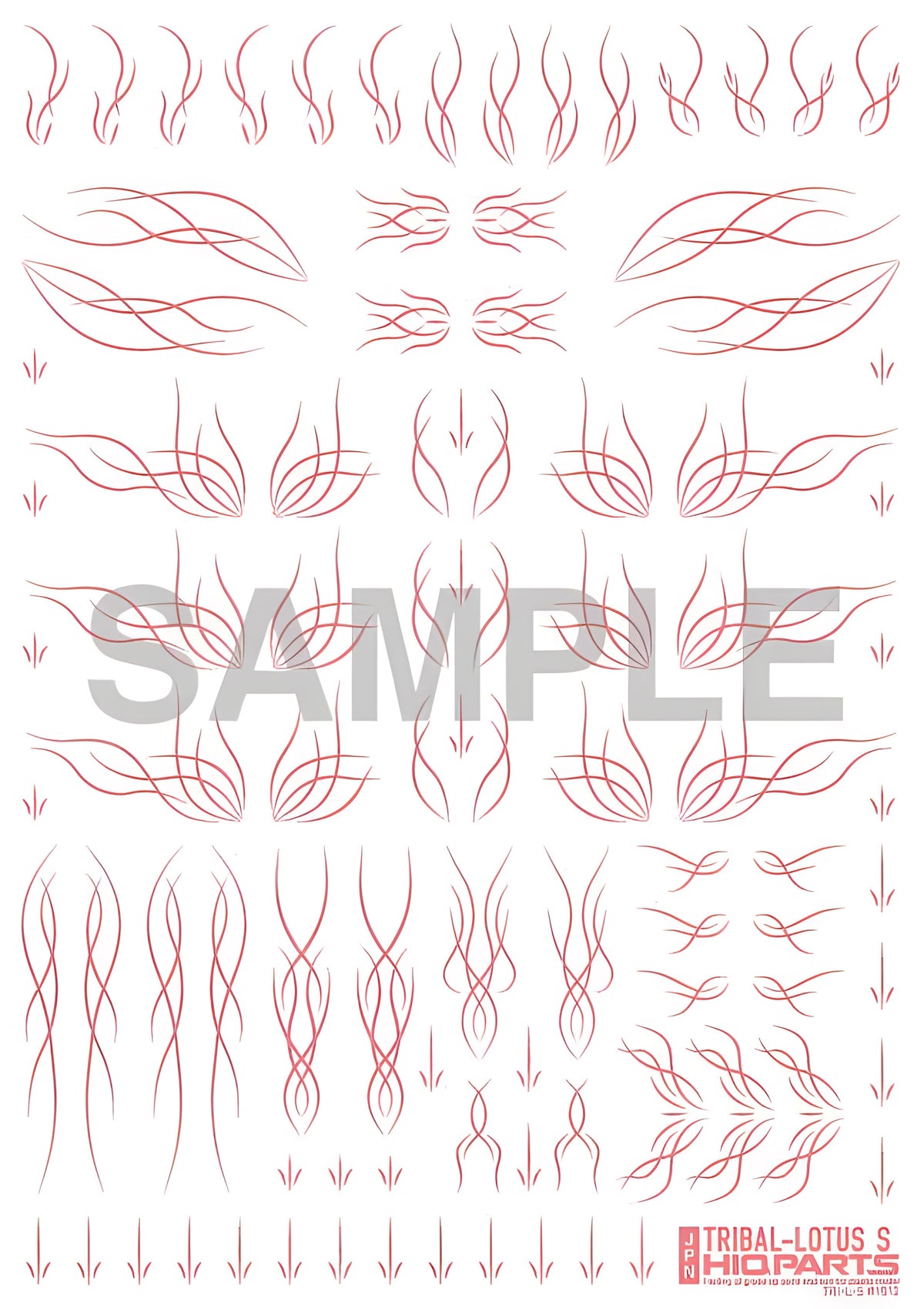 HiQ Parts Tribal Lotus S Pastel Pink (1pc)