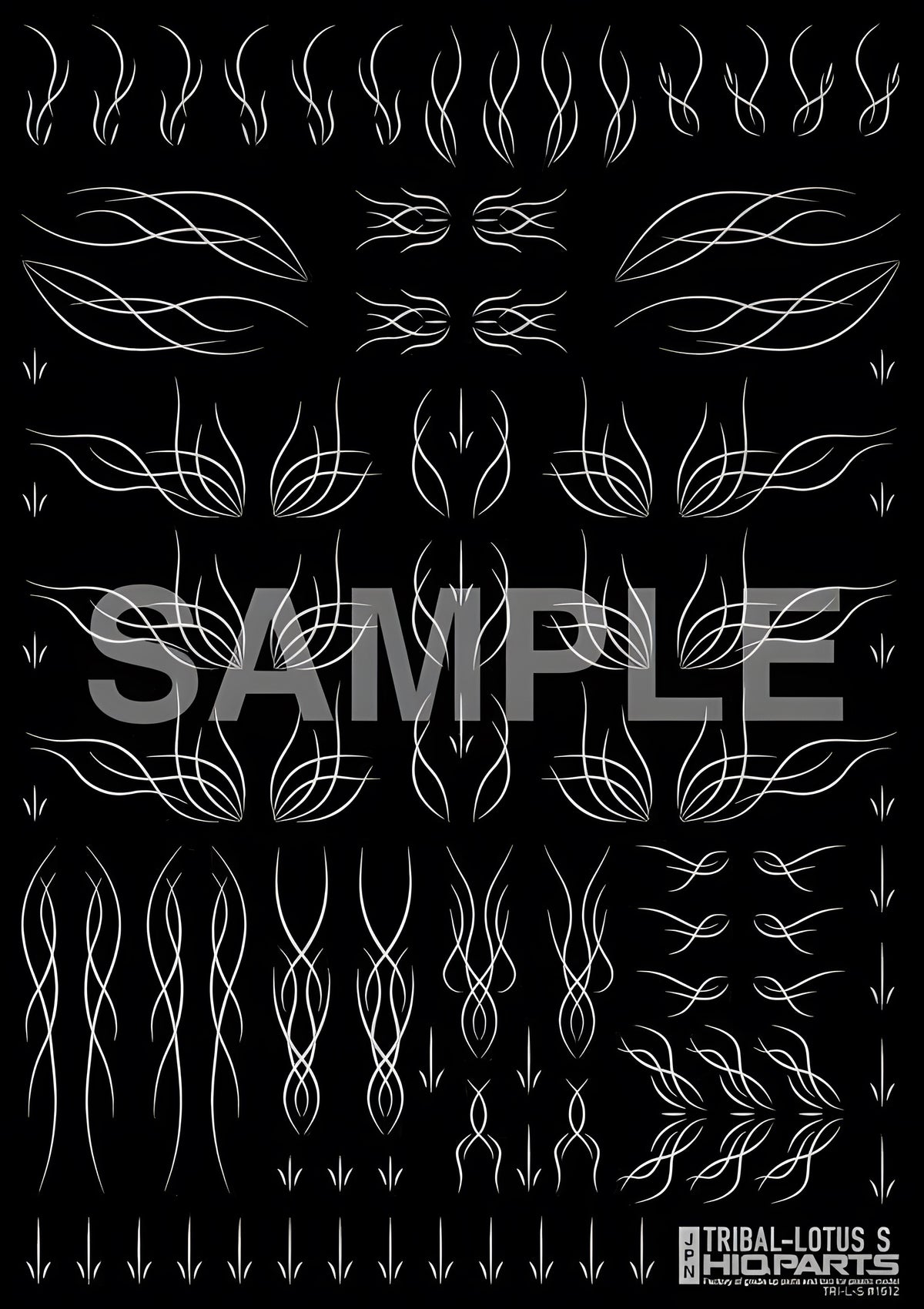 HiQ Parts Tribal Lotus S Silver (1pc)