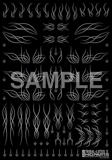HiQ Parts Tribal Lotus S Silver (1pc)