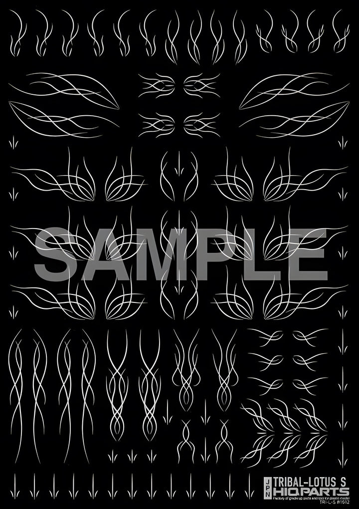 HiQ Parts Tribal Lotus S Silver (1pc)