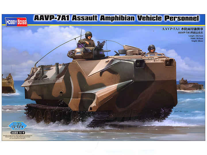 Hobby Boss 1/35 AAVP-7A1 Assault Amphibian Vehicle Personnel
