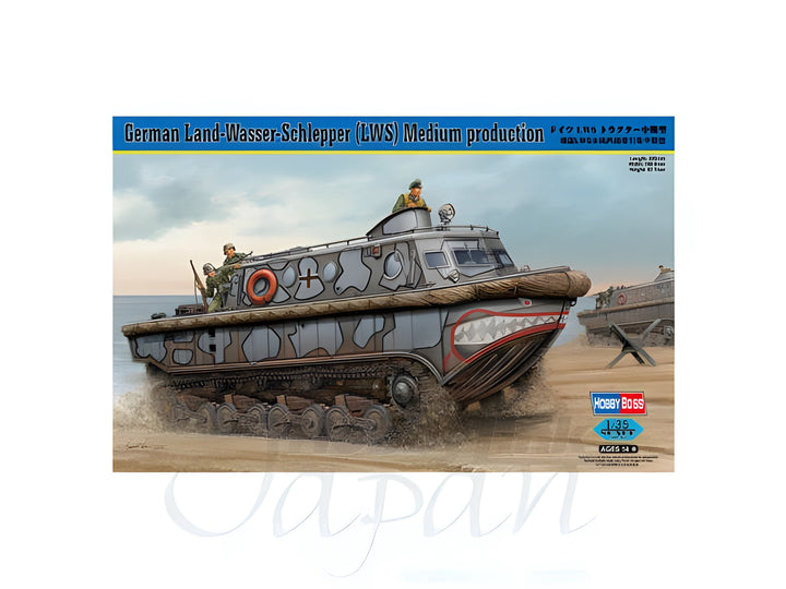Hobby Boss 1/35 German Land-Wasser-Schlepper (LWS) Medium production