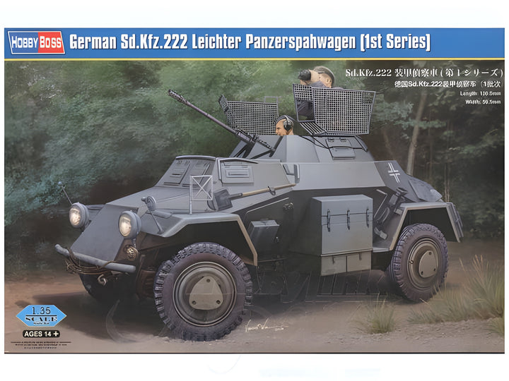 Hobby Boss 1/35 German Sd.Kfz.222 Leichter Panzerspahwagen (1st Series)