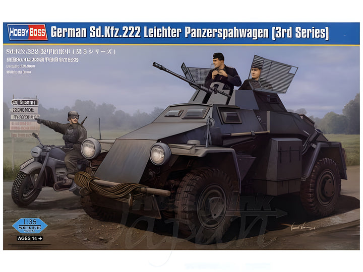 Hobby Boss 1/35 German Sd.Kfz.222 Leichter Panzerspahwagen (3rd Series)