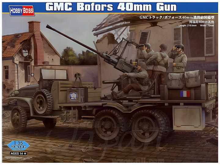 Hobby Boss 1/35 GMC Bofors 40mm Gun