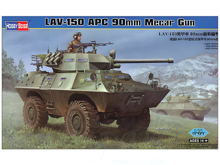 Hobby Boss 1/35 LAV-150 APC 90mm Mecar Gun