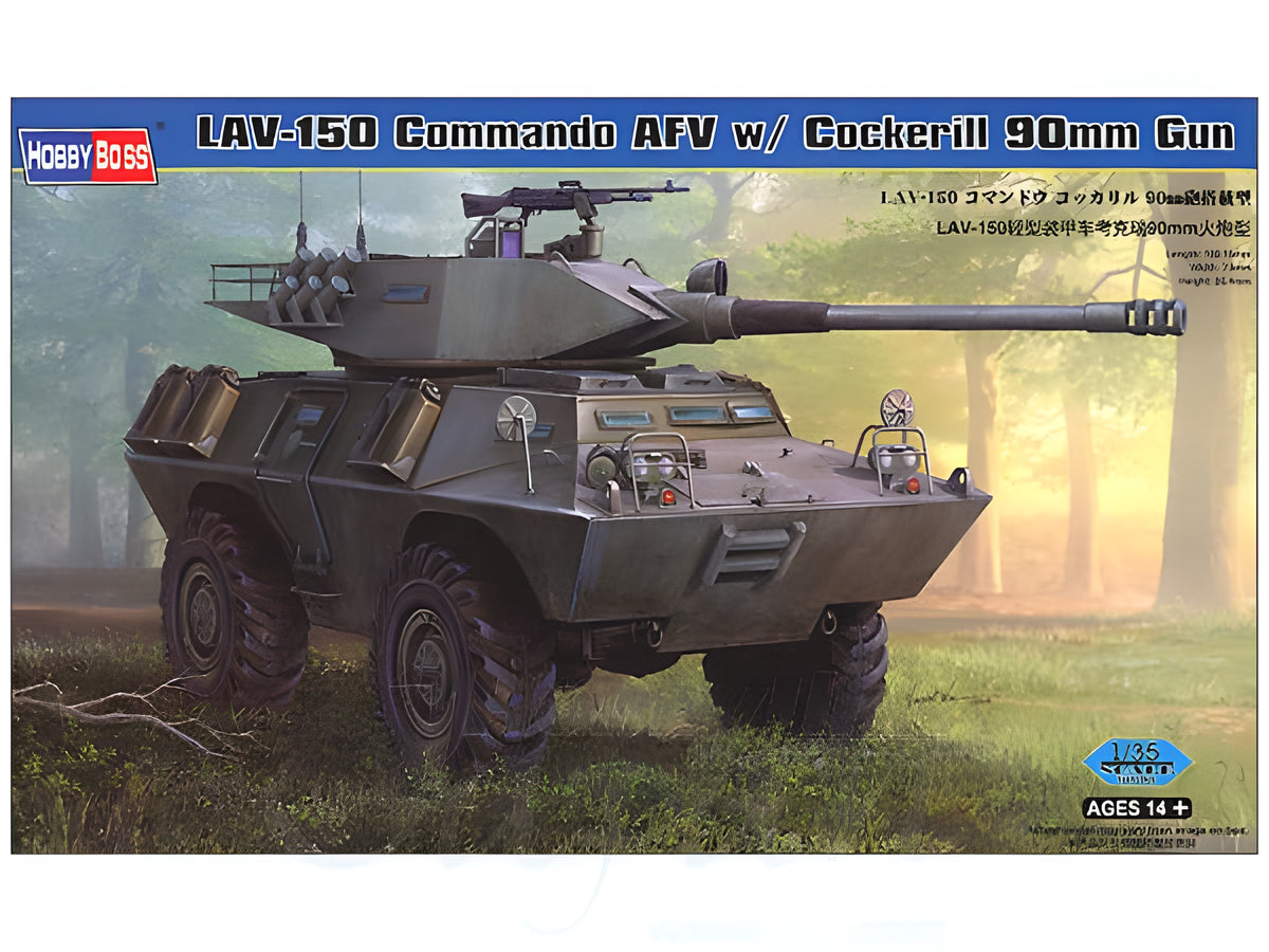 Hobby Boss 1/35 LAV-150 Commando AFV w/ Cockerill 90mm Gun