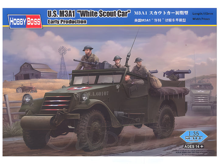 Hobby Boss 1/35 M3A1 'White Scout Car' Early Production
