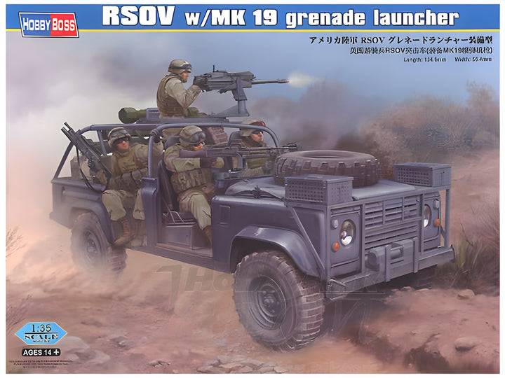 Hobby Boss 1/35 RSOV with MK 19 Grenade Launcher