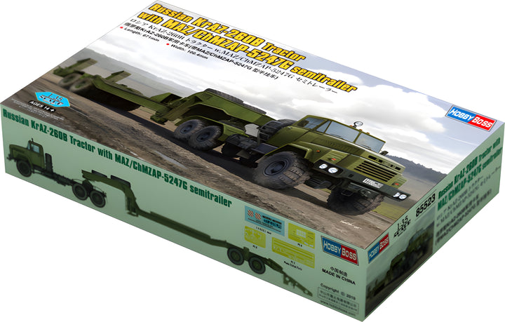 Hobby Boss 1/35 Russian KrAZ-260B Tractor with MAZ/ChMZAP-5247G semitrailer