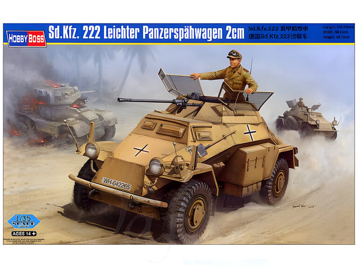 Hobby Boss 1/35 Sd.Kfz.222 Leichter Panzerspahwagen 2cm