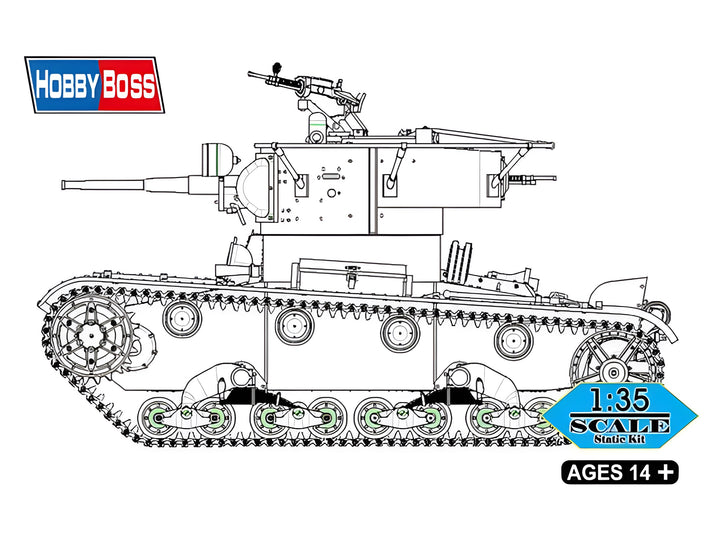 Hobby Boss 1/35 Soviet T-26 Light Infantry Tank Mod.1936/1937