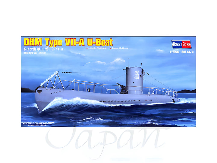 Hobby Boss 1/350 DKM Type VII-A U-Boat