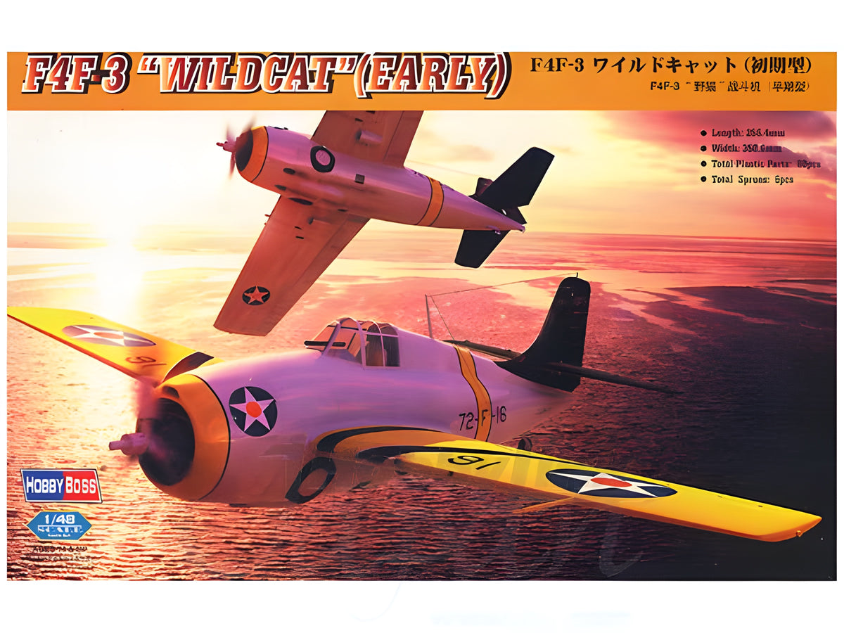 Hobby Boss 1/48 F4F-3 Wildcat - early
