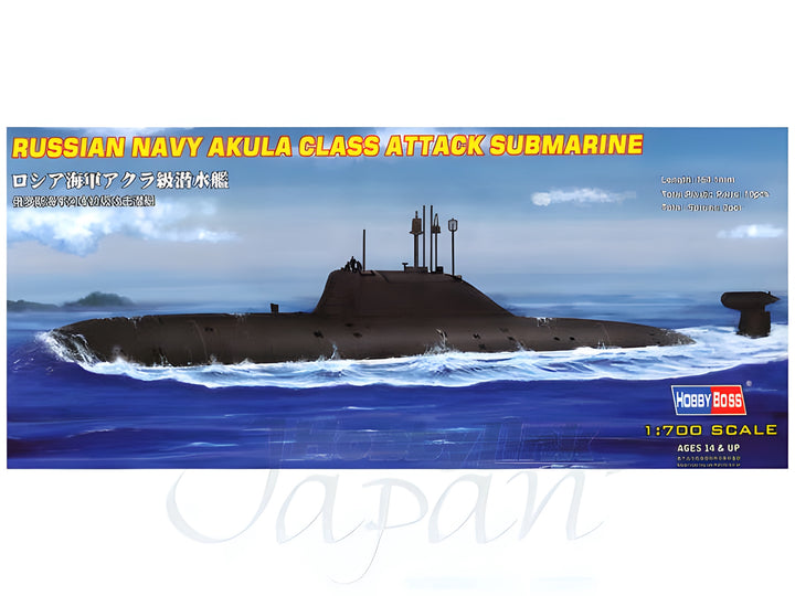 Hobby Boss 1/700 Russian Navy Akula Class Attack Submarine