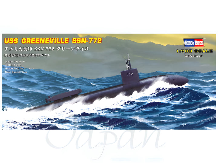 Hobby Boss 1/700 USS Greeneville Submarine SSN-772