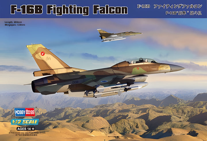 Hobby Boss 1/72 F-16B Fighting Falcon