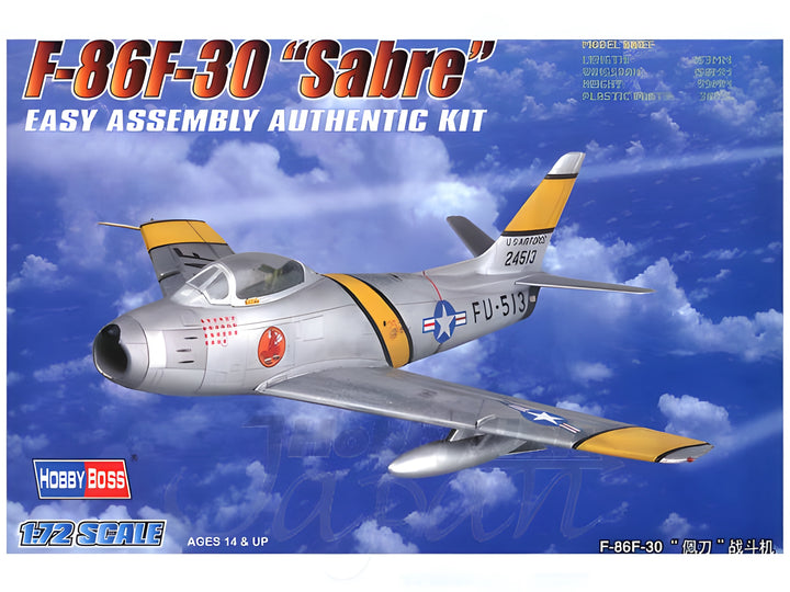 Hobby Boss 1/72 F-86F-30 Sabre Fighter