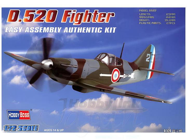 Hobby Boss 1/72 French D.520 Fighter