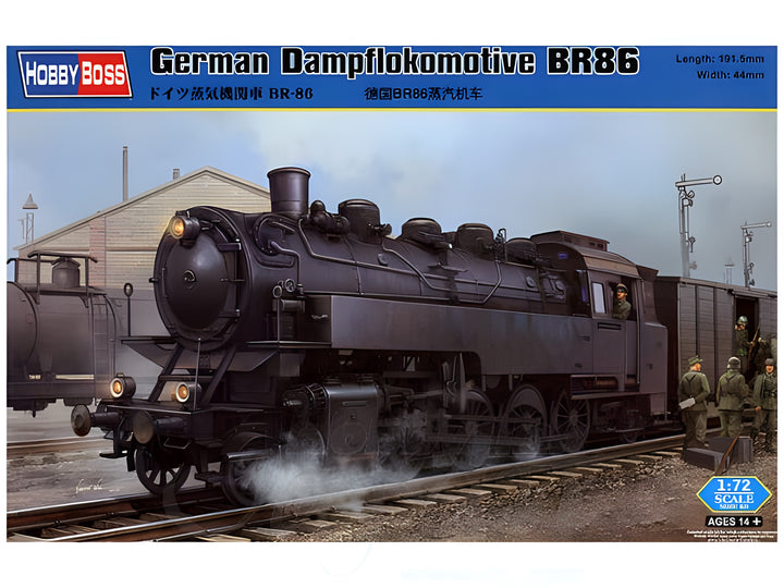 Hobby Boss 1/72 German Dampflokomotive BR86
