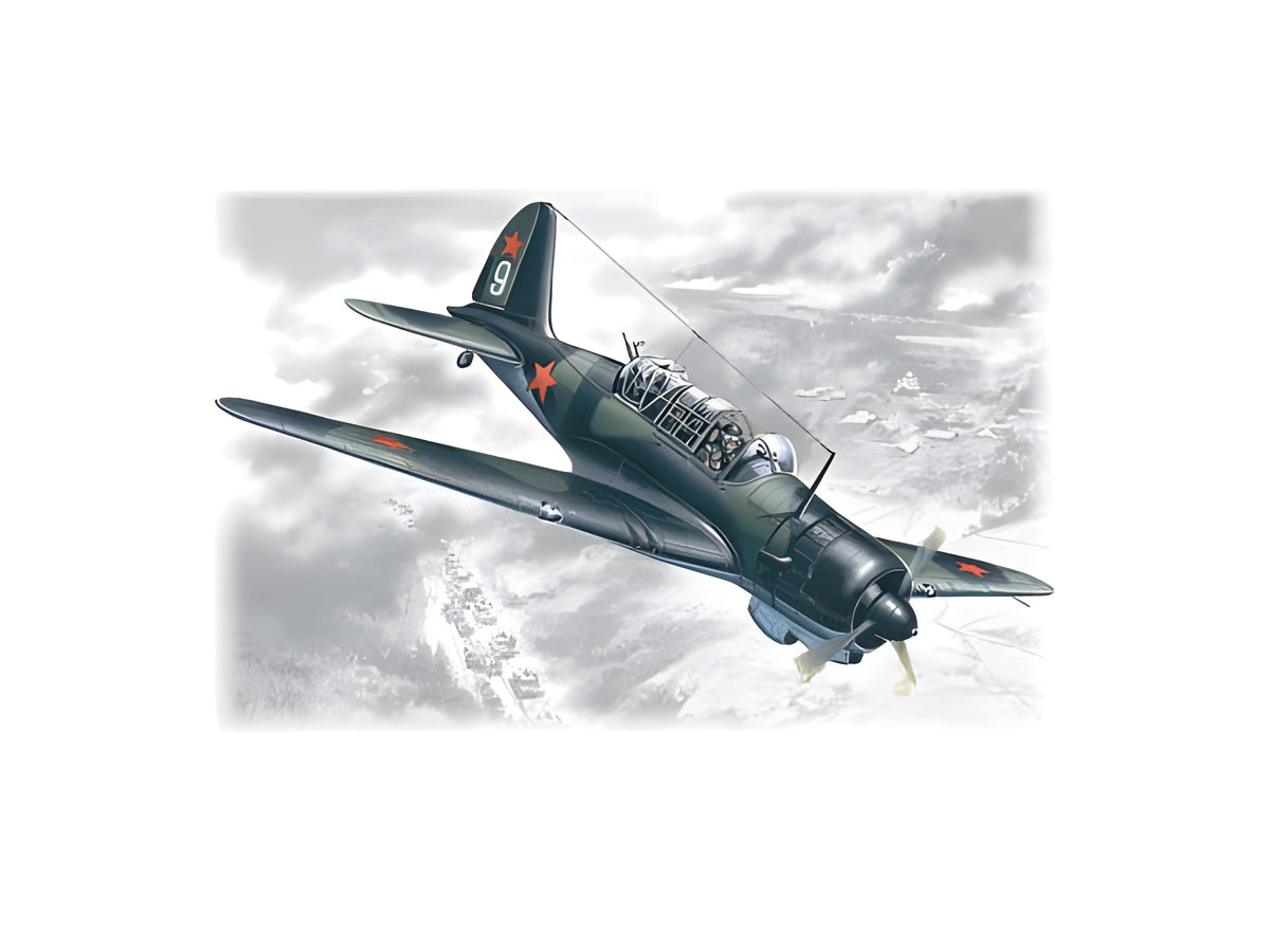 ICM 1/72 Su-2R, WWII Soviet Reconnaissance Plane